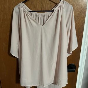 Cream Flowy Shirt